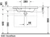 Умывальник Duravit DuraStyle 2320800000 фото 3