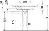 Умывальник Duravit DuraStyle 2320800000 фото 6