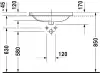 Умывальник Duravit DuraStyle 61.5x49.5 icon 3