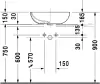 Умывальник Duravit Foster 49.5x35 icon 3