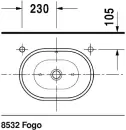 Умывальник Duravit Foster 49.5x35 icon 5
