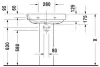 Умывальник Duravit Happy D.2 65x49.5 icon 2