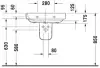 Умывальник Duravit Happy D.2 65x49.5 icon 4
