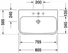 Умывальник Duravit Happy D.2 80x50.5 icon 2