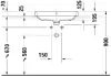 Умывальник Duravit Happy D.2 Plus 60x46 icon 3