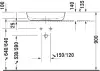 Умывальник Duravit Luv 60x40 (0379600000) icon 3