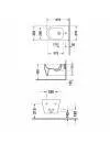 Биде Duravit ME by Starck (2288150000) icon 3