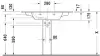 Умывальник Duravit ME by Starck 103x49 icon 5