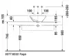 Умывальник Duravit ME by Starck 42x42 icon 5
