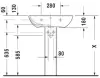 Умывальник Duravit ME by Starck 65x49 icon 4
