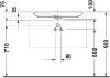 Умывальник Duravit PuraVida 69.5x41.5 icon 4