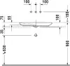 Умывальник Duravit PuraVida 69.5x41.5 icon 5
