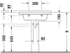 Умывальник Duravit Starck 3 70x49 icon 3