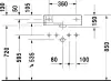 Умывальник Duravit Vero 50x25 (левый) icon 3