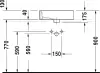 Умывальник Duravit Vero 50x47 icon 3