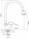 Смеситель Ekko E4105+E60 фото 2