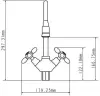 Смеситель Ekko E43127-8 фото 2