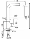 Смеситель Ekko E4323 фото 2