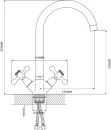 Смеситель Ekko E47019 фото 2