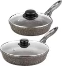 Набор сковород Elan Gallery Гармония Вкуса 120309+2 коричневый опал icon
