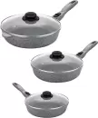 Набор сковород Elan Gallery Гармония вкуса 120587+3 (серый мрамор) icon