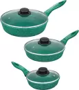 Набор сковород Elan Gallery Гармония вкуса 120629+3 (изумруд) icon