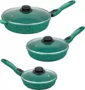 Набор сковород Elan Gallery Гармония вкуса 120641+3 (изумруд) icon