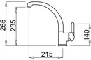 Смеситель Elleci Po M73 Titanium icon 2