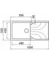 Кухонная мойка Elleci Ego 480 G62 Bianco Antico icon 2