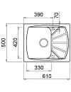 Кухонная мойка Elleci Living 125 G53 Terra icon 2