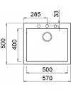 Кухонная мойка Elleci Quadra 105 G52 Bianco Pietra icon 2