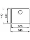 Кухонная мойка Elleci Quadra 105 Undermount G48 Cemento icon 2