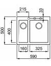 Кухонная мойка Elleci Quadra 150 G40 Nero icon 2