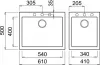 Кухонная мойка Elleci Quadra 210 K96 White icon 3