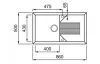 Кухонная мойка Elleci Tekno 400 M70 Ghisa icon 2