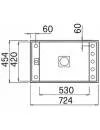 Кухонная мойка Elleci Value 130 Undermount K96 White icon 2