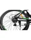 Электровелосипед Eltreco XT 600 D 2021 (черный/зеленый) фото 10