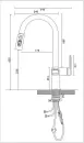 Смеситель Esko K15 LED icon 2