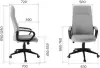 Кресло офисное Everprof Fred Dark Grey Fabriс (темно-серый) icon 5