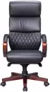 Офисное кресло Everprof President Wood (экокожа, черный) icon 3
