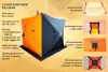 Палатка Ex-Pro Winter 1 7EXW1BO (черный/оранжевый) icon 3
