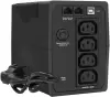 Источник бесперебойного питания ExeGate Power Back BNB-1000.LED.AVR.4C13.RJ.USB EX292784RUS фото 2