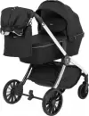 Детская универсальная коляска Farfello Baby shell 3 в 1 2024 / BBS-007 (черный/серебристый хром) icon