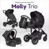 Детская универсальная коляска Farfello Molly Trio 3 в 1 (total black) icon 2