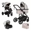 Детская универсальная коляска Farfello Sola Trio Comfort 3 в 1 / SOLA-7 (кремовый) icon 2