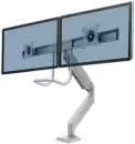 Кронштейн для монитора Fellowes Eppa Dual Crossbar Monitor Arm (серебристый) фото 2