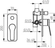 Смеситель Ferro Stratos BSC7PBL icon 2