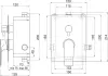 Смеситель Ferro Algeo Square BAQ7P2BOX фото 3
