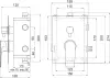 Смеситель Ferro Algeo Square BAQ7P3BOX фото 3