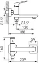 Смеситель Ferro Vitto VerdeLine BVI1RVLBL icon 2